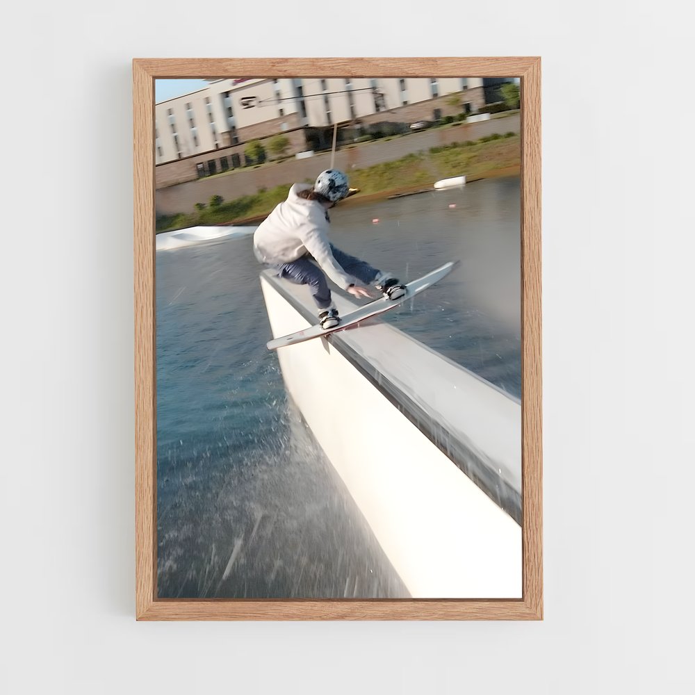 Poster Wakeboard Extrême – affiche Wakeboarding (vue 4)